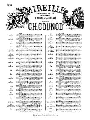 Charles Gounod: Mireille Air No.5 Mon Coeur Ne Peut Changer