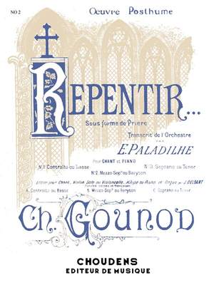 Charles Gounod: Repentir No. 2