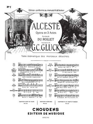 Christoph Willibald Gluck: Alceste No 7 Imprecations Divinites Du Styx