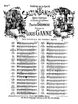 Ganne: Saltimbanques (Les) No 15a
