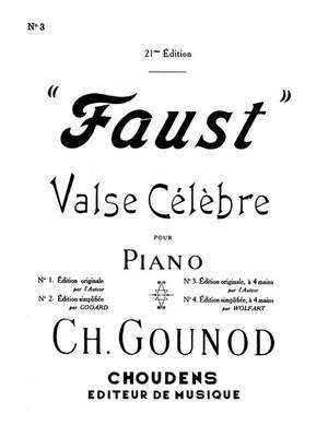 Charles Gounod: Faust Valse Piano a 4 Mains