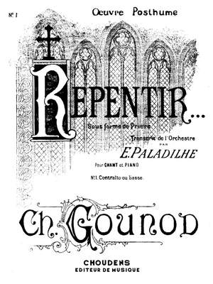 Charles Gounod: Repentir No. 1