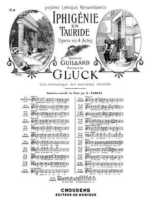 Christoph Willibald Gluck: Iphigenie En Tauride No 9