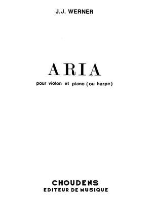 Werner: Aria Violon et Piano Ou Harpe