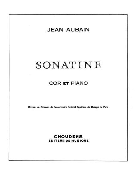Jean Aubain: Sonatine