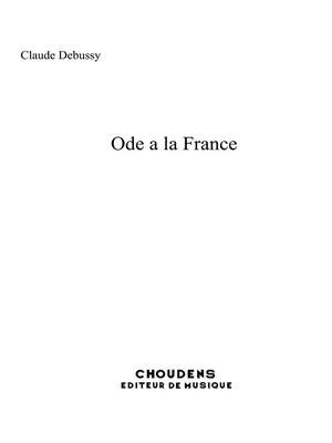 Claude Debussy: Ode a La France