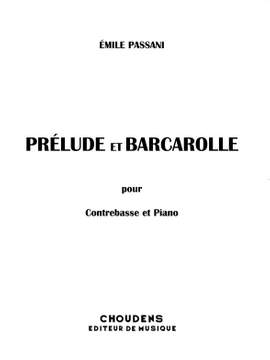 Passani: Prelude et Barcarolle