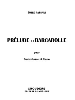 Passani: Prelude et Barcarolle
