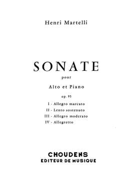 Martelli: Sonate Op. 93