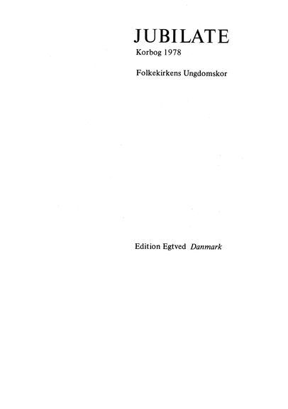 Jubilate - Korbog 1978