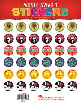 Music Award Stickers