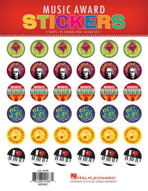 Music Award Stickers