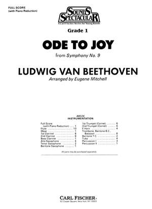 Ode to Joy (Ludwig van Beethoven) arr. By Eugene Mitchell for Concert Band