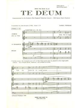Pinkham: Te Deum