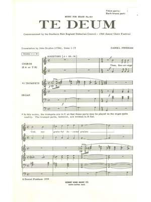 Pinkham: Te Deum