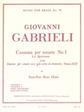 Gabrieli: Canzona Per Sonare 1 & 2