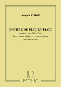 Piriou: Plic et Ploc Op.35, No.1: Entrée de Plic et Ploc