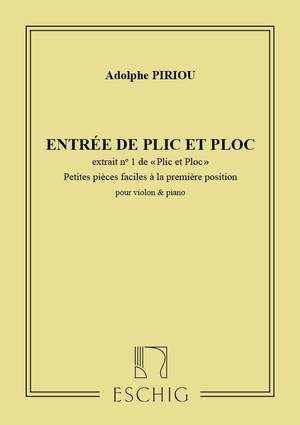 Piriou: Plic et Ploc Op.35, No.1: Entrée de Plic et Ploc