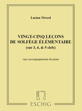 Niverd: 25 Leçons de Solfège élémentaire Vol.2
