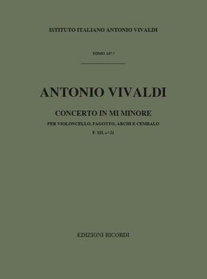 Vivaldi: Concerto FXII/22 (RV409) in E minor