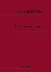 Badarzewska-Baranowska: La Prière d'une Vierge Op.4 (Ricordi)