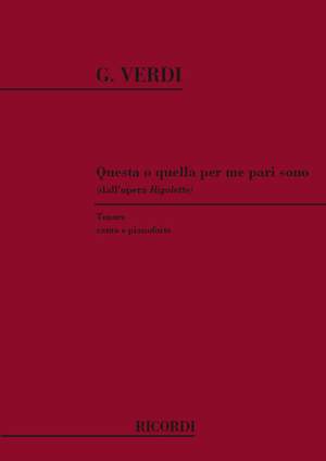 Verdi: Questa o quella per me pari sono (ten)