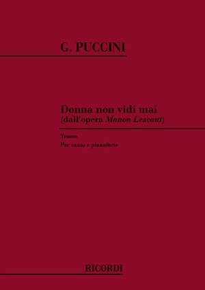 Puccini: Donna non vidi mai (ten)