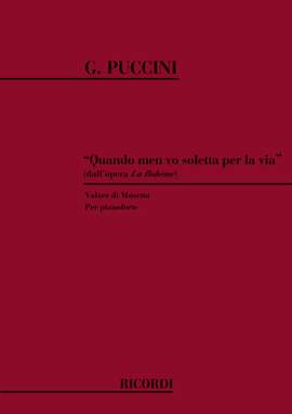 Puccini: Quando men vo (Ricordi Milan)