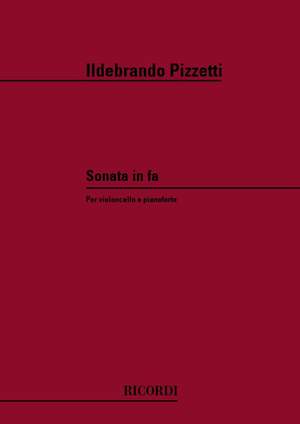 Pizzetti: Sonata in F major