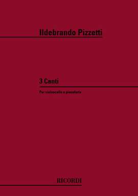 Pizzetti: 3 Canti