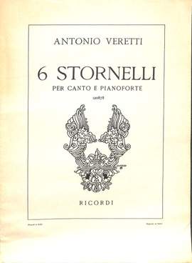 Veretti: 6 Stornelli (med)
