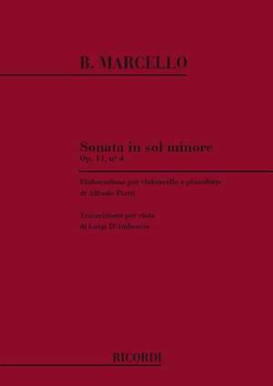 Marcello: Sonata Op.11, No.4 in G minor