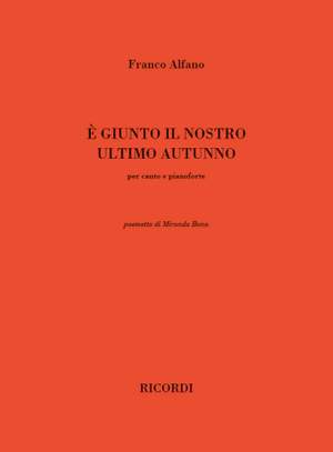 Alfano: E'giunto il nostro ultimo Autunno (high)