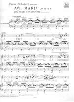 Schubert: Ave Maria Op.52, No.6 (high) Product Image