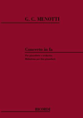 Menotti: Concerto in F major