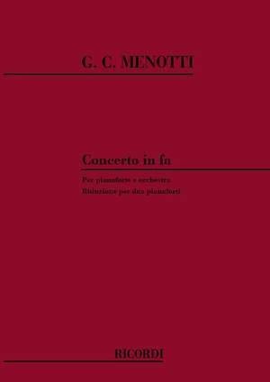 Menotti: Concerto in F major