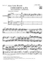 Menotti: Concerto in F major Product Image