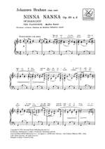 Brahms: Ninna-Nanna Op.49, No.4 (ed. M.Zanon & M.T.Sani) Product Image