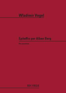 Vogel: Epitaffio per Alban Berg