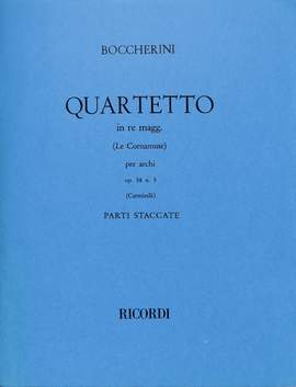 Boccherini: Quartet Op.58, No.5 in D major 'Le Cornamuse'