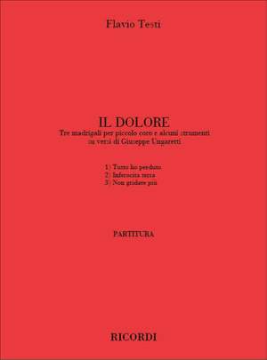Testi: Il Dolore Op.14