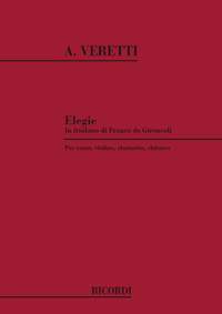 Veretti: Elegie in Friulano