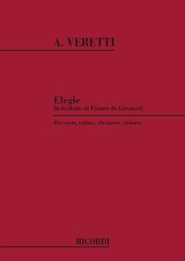 Veretti: Elegie in Friulano