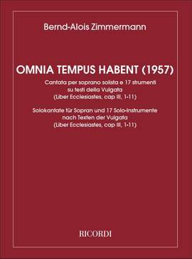 Zimmermann: Omnia Temus habent