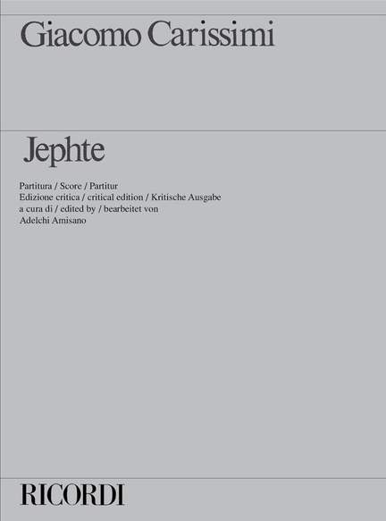 Carissimi: Jephté