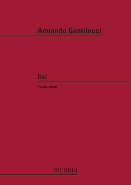 Gentilucci: Iter (1969)
