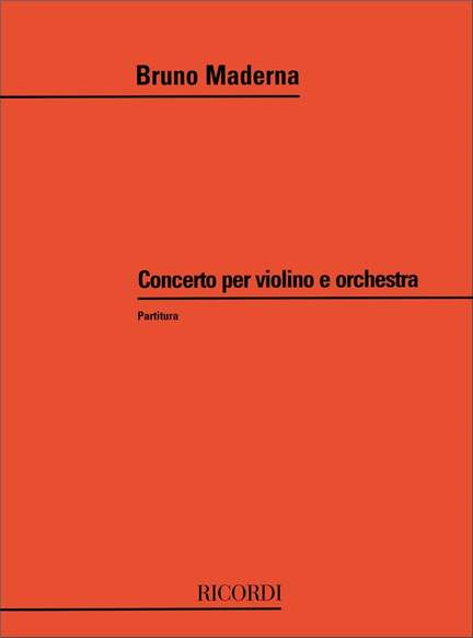 Maderna: Concerto
