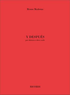 Maderna: Y Después (for 10-String Guitar)