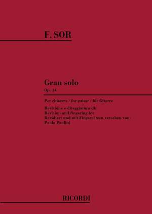Sor: Grand Solo Op.14 (ed. P.Paolini)