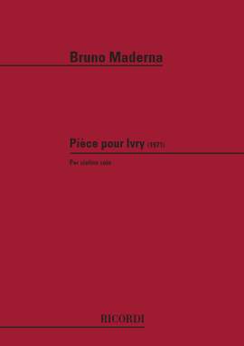 Maderna: Pièce pour Ivry